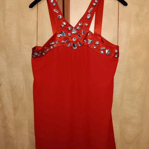 Red formal dress Giorgio Ajutanti XL like new