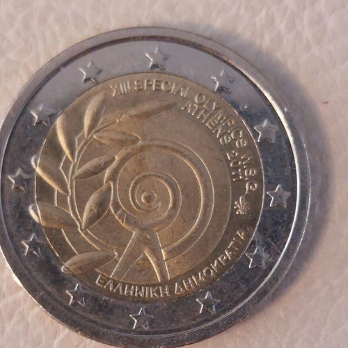 2 Euro Greece 2011 commemorative coin Special Olympics XIII World Games