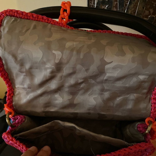 Handmade 100% knitted bag new
