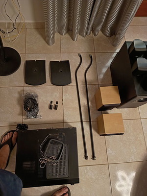 Pioneer VSX-D510 AV Receiver and Bose Acoustimass 6 Speaker System used