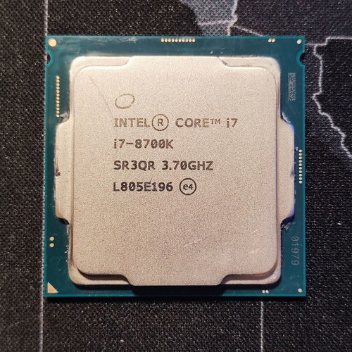 Επεξεργαστής Intel i7 8700k για socket 1151 rev 2 μεταχειρισμένος