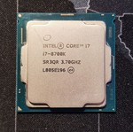 Επεξεργαστής Intel i7 8700k για socket 1151 rev 2 μεταχειρισμένος