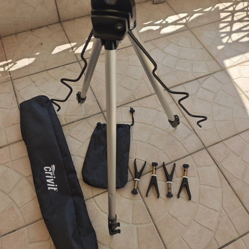 Fishing Rod Tripod Aluminum with Adjustable Legs and Carrying Case new