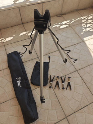 Fishing Rod Tripod Aluminum with Adjustable Legs and Carrying Case new
