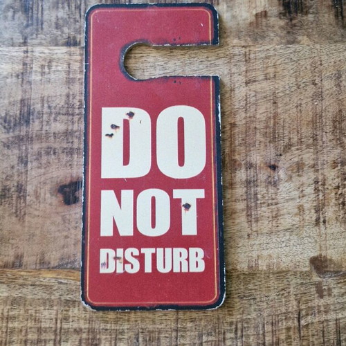 Decorative hanging door sign