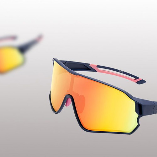 Rockbros 10134PL glasses for cycling and running with polarized lenses, new, blue