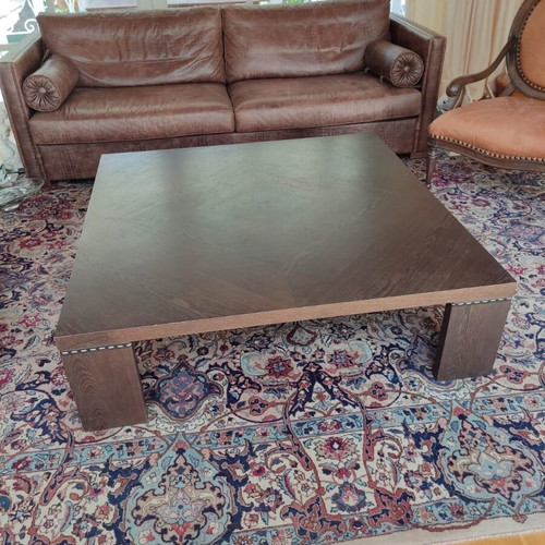 Solid wood coffee table like new, 140x140 cm
