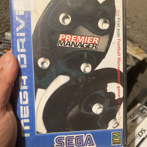 Premier Manager Sega Mega Drive game like new, CIB