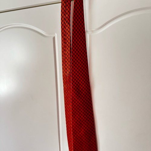 Men's tie like new, red and orange