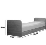Danai Plus multifunctional cot used with drawer and rocking function