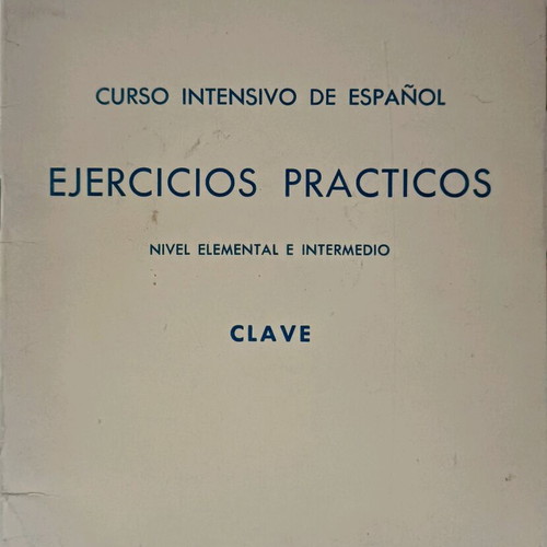Curso intensivo de español used Spanish language learning book