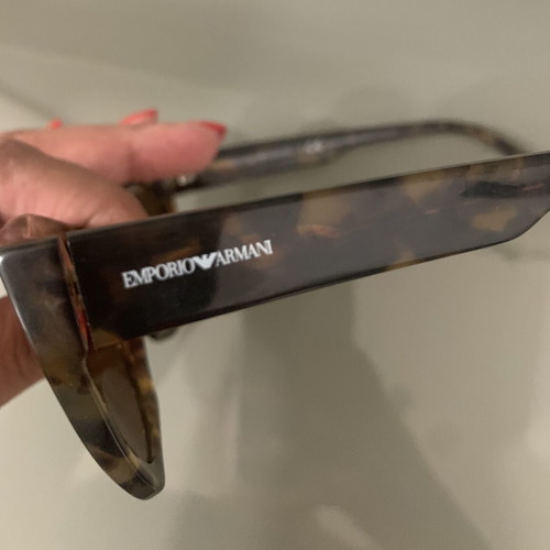 Emporio Armani EA 4176 cat-eye sunglasses, brown tortoiseshell
