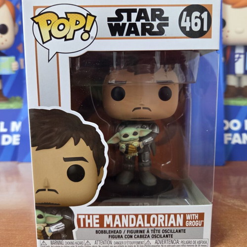 Funko Pop Star Wars The Mandalorian with Grogu new figure