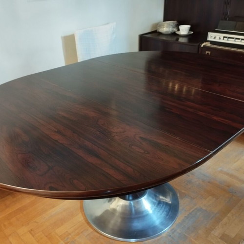 Vintage Extendable Table Mid-Century Modern Tulip Base like new