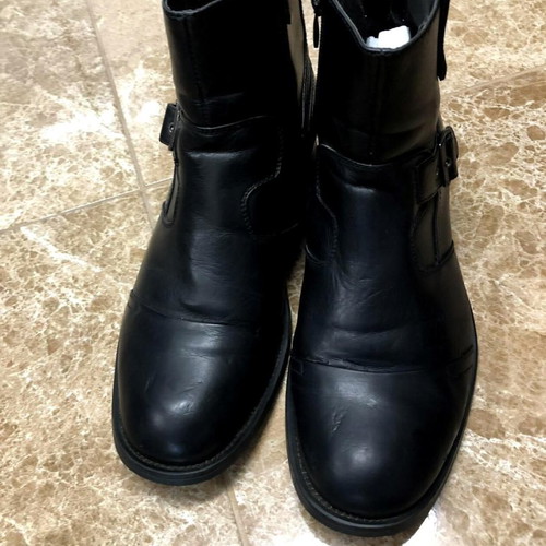 Il Mondo boots used, black leather, size 42