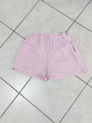 Zara girl's cotton shorts 8 years like new, pink