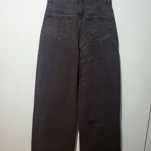 Wide black jeans new, waist 32cm, height 108cm, size S
