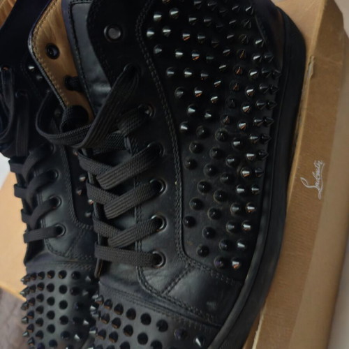 Christian Louboutin sneakers used, size 43.5 black