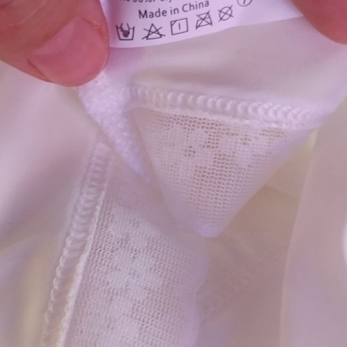 Women's underwear set 7 pieces new, size 2XL, white lace detail