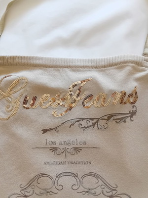 Guess Jeans Y2K Knitted Halter Top size S like new, beige