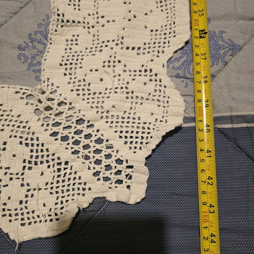 Handmade knitted edging fascia new for decoration