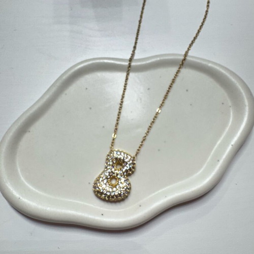 Monogram bubble new, gold color