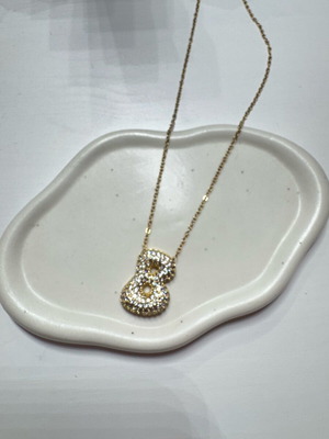 Monogram bubble new, gold color