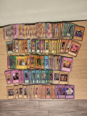 Yu-Gi-Oh! cards used, approximately 300+ various