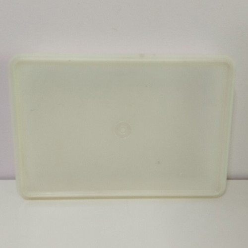 Tupperware deli keeper white container used