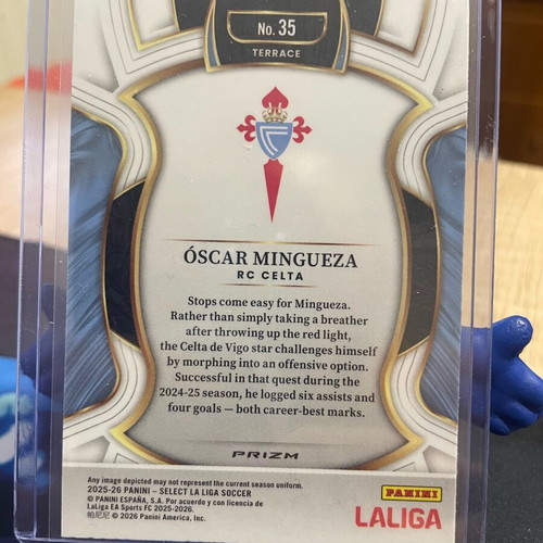 Panini Select 2025-26 La Liga Celta Oscar Mingueza Purple Mojo card like new