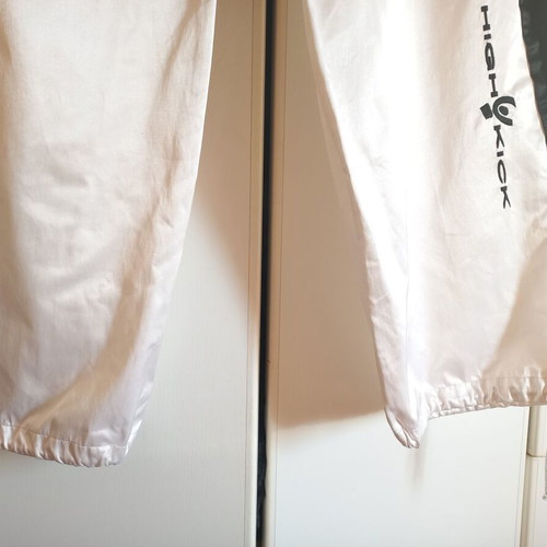 Freddy white shiny sports pants, size M or L