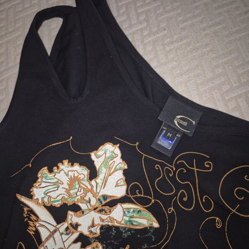 Just Cavalli top black, like new, size M