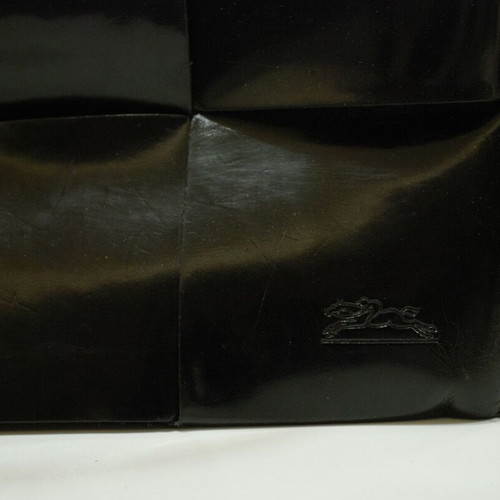 Longchamp Original black leather handbag used