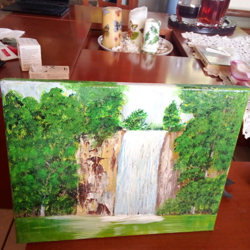 Painting on canvas like new, dimensions 30x24