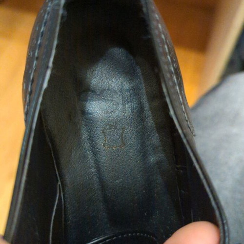 Estil leather shoes black with brown size 39 like new, Oxford style