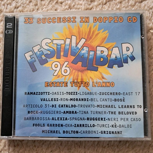 Festivalbar 96 double CD used, 90s pop collection