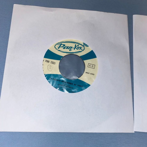Sergio Endrigo 2 used 45 RPM vinyl records Greek pressing
