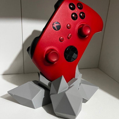Xbox One Controller Stand handmade, Low Poly crystal design, new