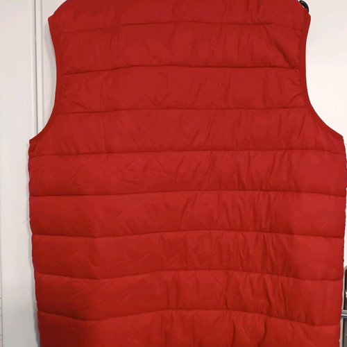 Men's sleeveless jacket like new, size XL, red
