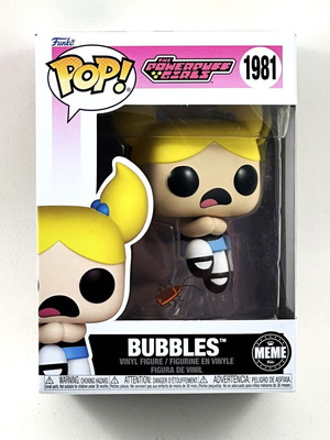 Funko Pop Powerpuff Girls Bubbles Meme Edition new