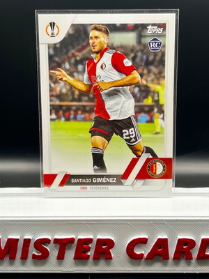 Κάρτα 2022-23 Topps UCC flagship-RC Giménez μεταχειρισμένη, Feyenoord