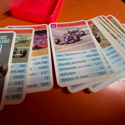 Vintage Yperatou Apithanes Formules card deck used with box