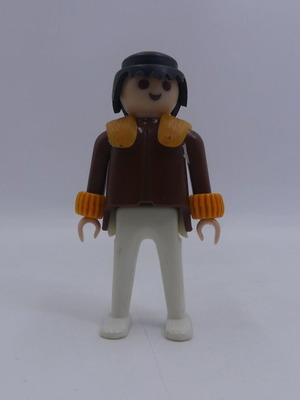 Playmobil Eskimo ανδρική φιγούρα ενήλικα μεταχειρισμένη, χωρίς γούνινο καπέλο και γάντια, vintage