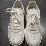 Guess Lifet Flatforms sneakers size 41, like new, white and gold
