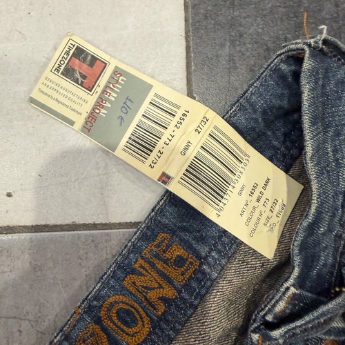Timezone jeans new, size 27, blue, tight-fit straight