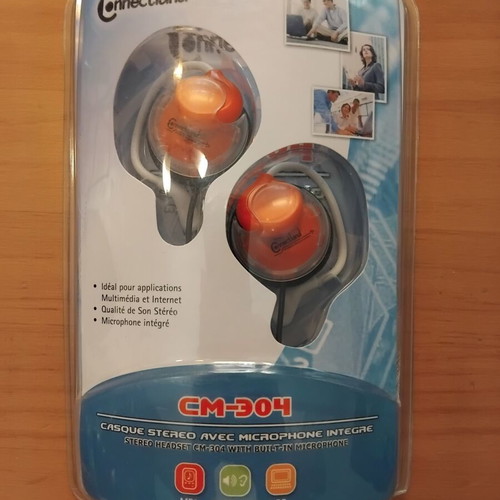 CM-304 wired headphones with microphone