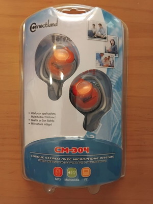 CM-304 wired headphones with microphone