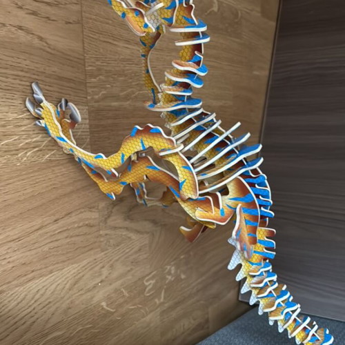Dinosaur puzzle used
