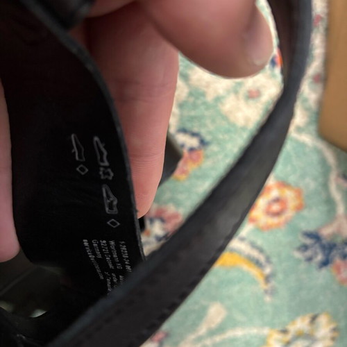 Tamaris leather sandals like new, black, size 41