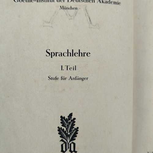 German Learning Book for Greeks used